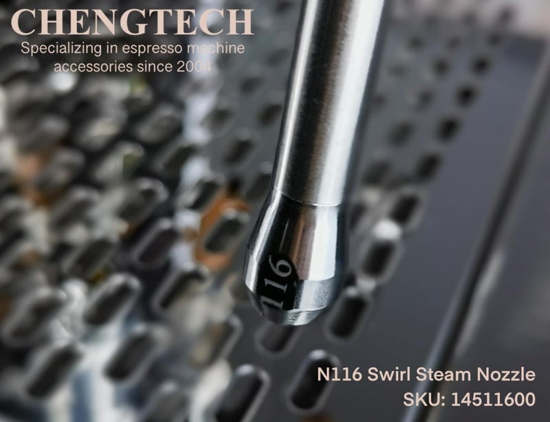 Chengtech Stainless Steel Steam Nozzle Compatible with DLG EC885/9155/9255/9355/9555/9665/9865, SMEG & EUPA Coffee Machine - Image 3